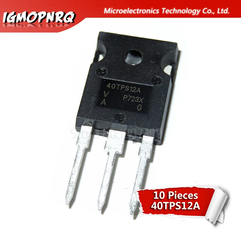 

10PCS 40TPS12A 40TPS12 one-way controlled 55A/1200V TO-247 100% new original