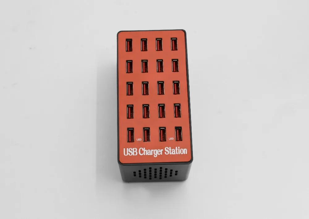 USB Smart Зарядное устройство 20 Порты USB Hub быстрозарядная станция Универсальный адаптер питания для телефона iPhone 8 Plus X iPad samsung huawei