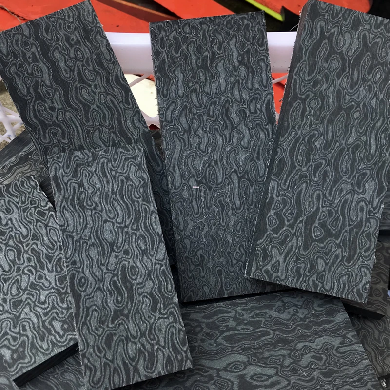 DIY ручка ножа импортная Микарта хвостовик патч пространство доска белье Mikata дамасский узор 16x5x1 см