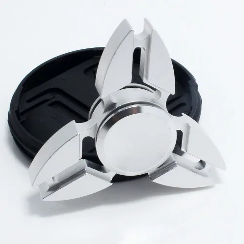 Лучшие продажи стиль Непоседа Керамика гироскоп Focus Toys EDC сплав ручной Спиннер игрушки палец стресс игры, игрушки для детей, подарки#236567 - Цвет: Silver