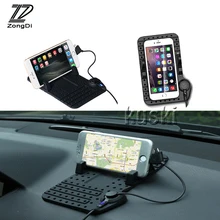 ZD 1 шт. для hyundai Tucson Solaris ix35 i30 Suzuki Swift mitsubiish ASX Mazda 3 6 автомобильное зарядное устройство Держатель для Телефона Противоскользящий коврик
