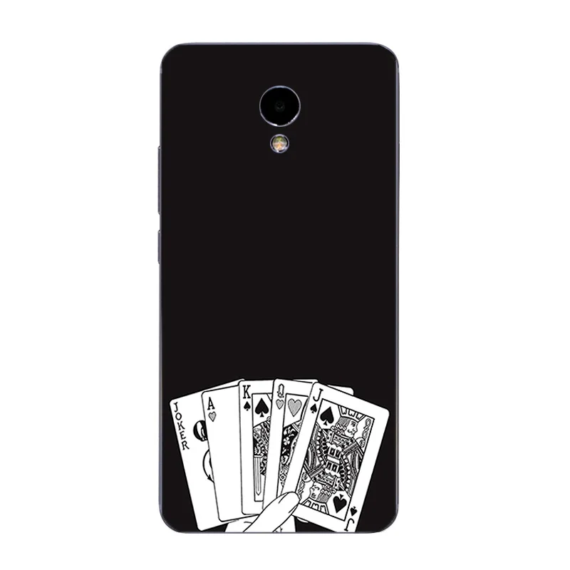 6373 13 Чехол для телефона Meizu M1 M2 M3 M5 M6 Note, чехол для телефона Meilan M3 Note Pro, чехол для Meizu M3 MAX, мягкий ТПУ, черный, стильный, с рисунком - Цвет: 6373 13