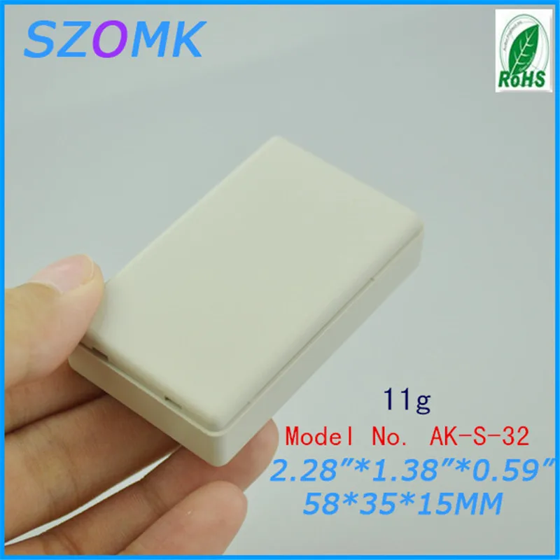 

20pcs/lot 58x35x15mm plastic box project boxes electronics enclosure for diy pcb