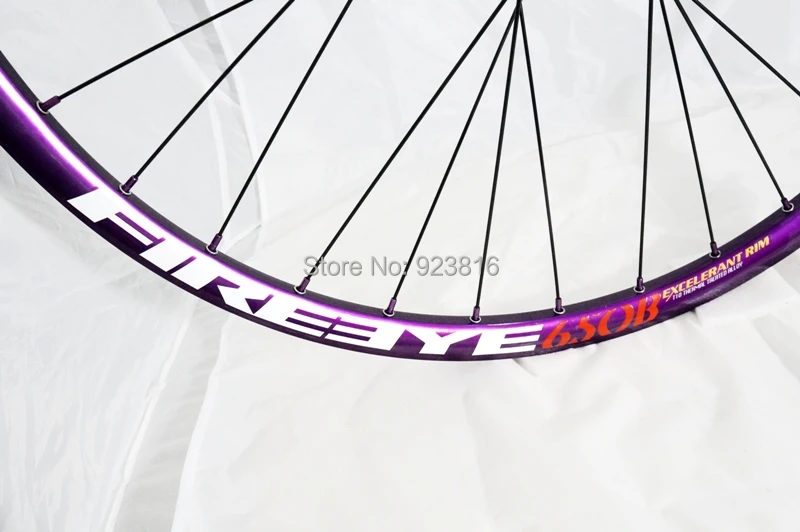 Best Fire Eye 27.5er 27.5" inch 650B MTB moutain bike bicycle wheel Anodized purple color front15*100mm rear12*142mm purple color 2 Best Fire Eye 27.5er 27.5" inch 650B MTB moutain bike bicycle wheel Anodized purple color front15*100mm rear12*142mm purple color 2