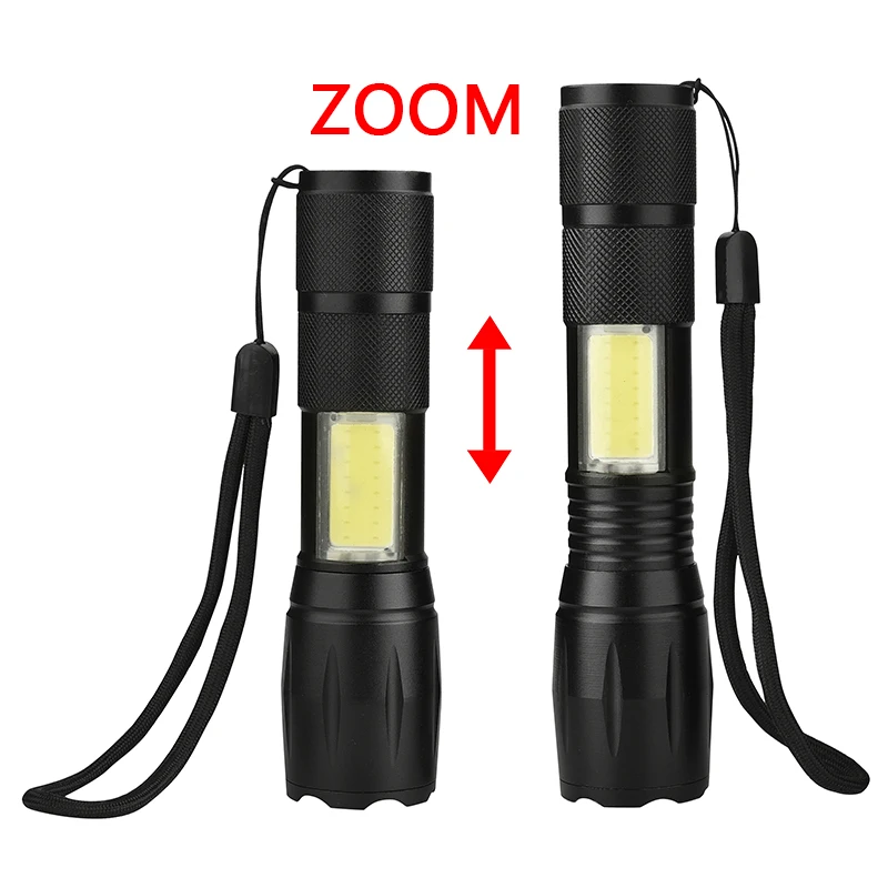 Litwod Z20 103 Micro USB порт перезаряжаемый светодиодный фонарик Фонарь XML T6 COB 5000LM 4 режима масштабируемый для кемпинга