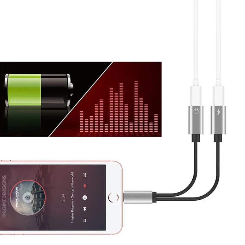 5 цветов адаптер для наушников iPhone Dongle Aux аудио кабели Наушники Адаптер гарнитура