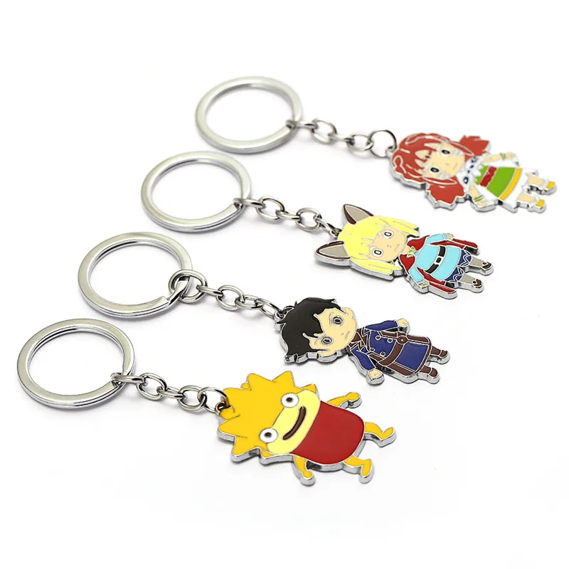 New Game Ni no KuniR Keychain Ghost Country Key Ring Holder Metal Fashion Car Bag Chaveiro Chain Pendant Jewelry | Украшения и