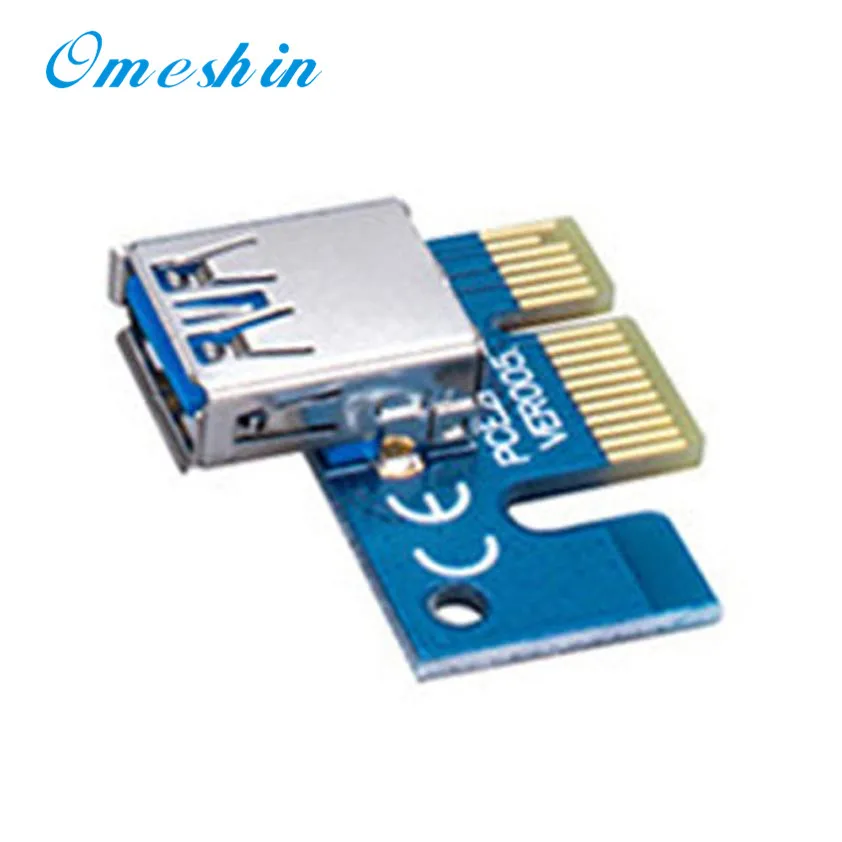 Omeshin Новый PCI-E 1X до 16X Графический Удлинительный кабель для майнинга Расширенная