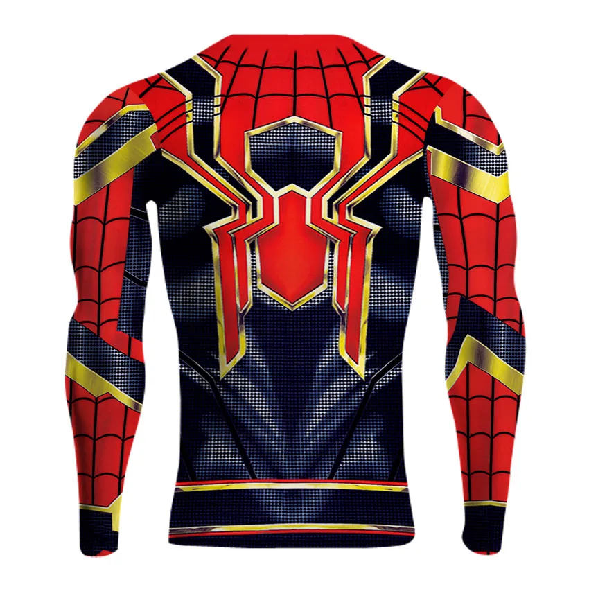 Raglan Sleeve Spiderman 3D Printed T shirts Men