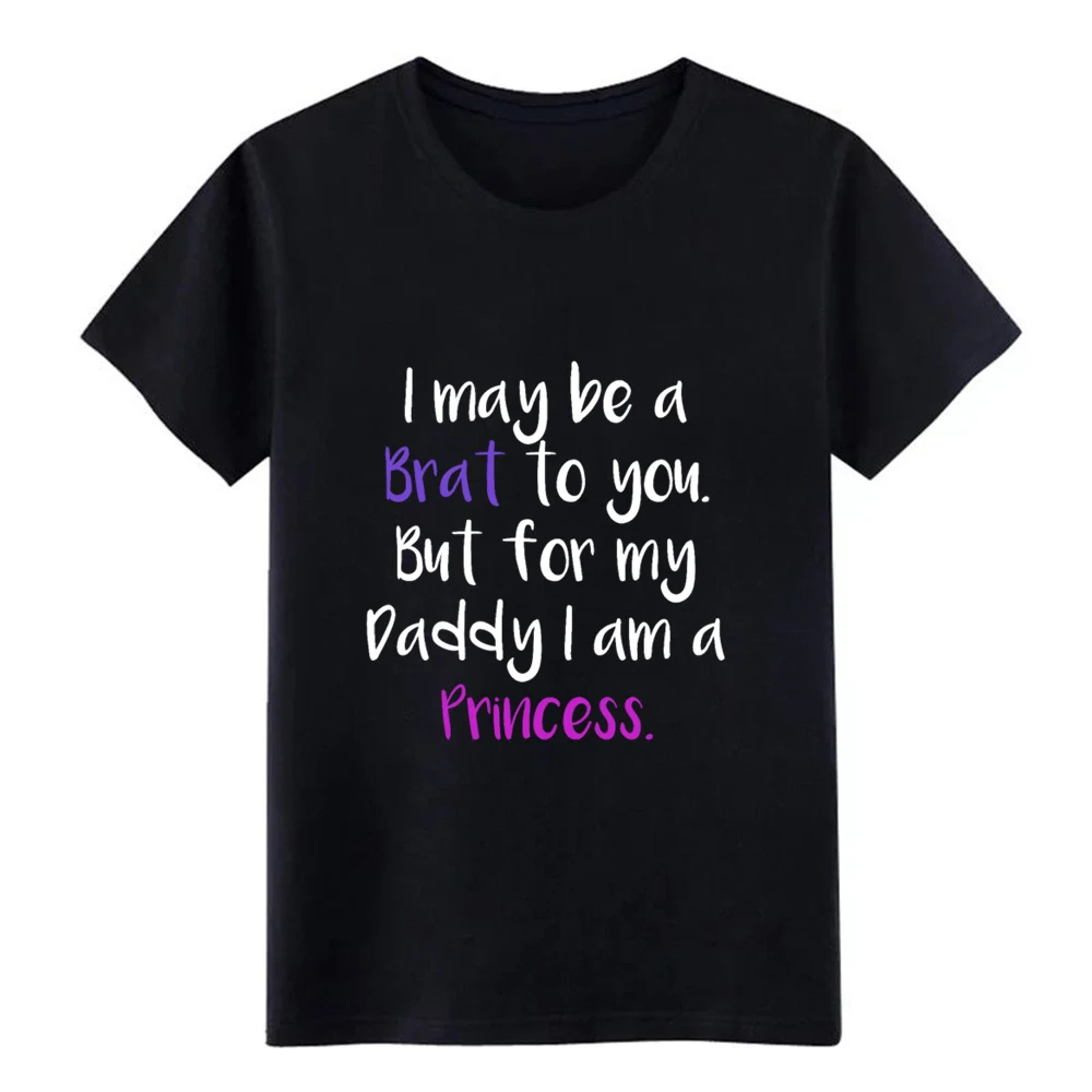 Футболка Ddlg Brat Princess Little Ageplay BDSM DDLG Daddy трикотажная футболка из 100% хлопка с вырезом