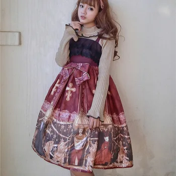 

2019 Sacrifice To Handle Plain Temperament Of Europe Type Restoring Ancient Ways Of Bud Silk Condole Belt Jsk Lolita Dresses