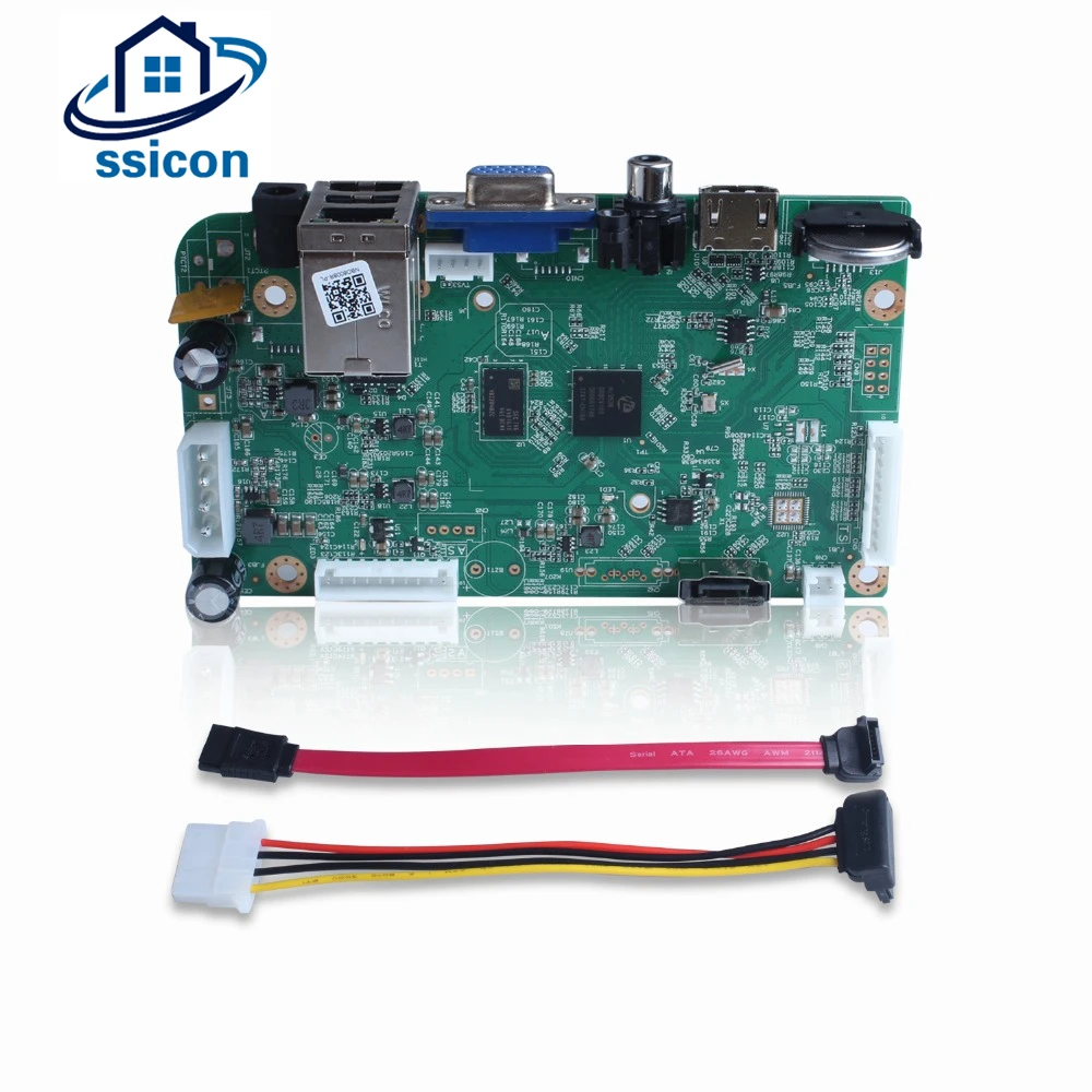 

NVR Board 8CH 4MP Or 4CH 5MP H.265 XMEye APP ONVIF HDMI VGA Video Output IP Video Recorder Board For Surveillance Cameras