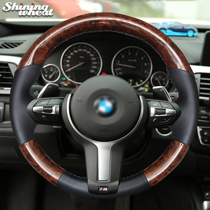 Wood Grain Pu Carbon Fiber Car Steering Wheel Cover For Bmw M3 F M4 M5 F12 F13 M6 F85 X5 M F86 X6 M F33 F30 M Sport F87 M2 F80 Steering Covers Wood Grain Pu Carbon Fiber Car Steering Wheel Cover For Bmw M3 F M4 M5 F12 F13 M6 F85 X5 M F86 X6 M F33 F30 M Sport F87 M2 F80 Steering Covers