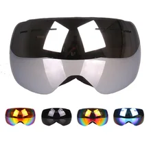 Профессиональные лыжные очки двухслойные UV400 Анти-туман сноуборд Лыжный Спорт очки для взрослых Для женщин Для мужчин снег очки, очки