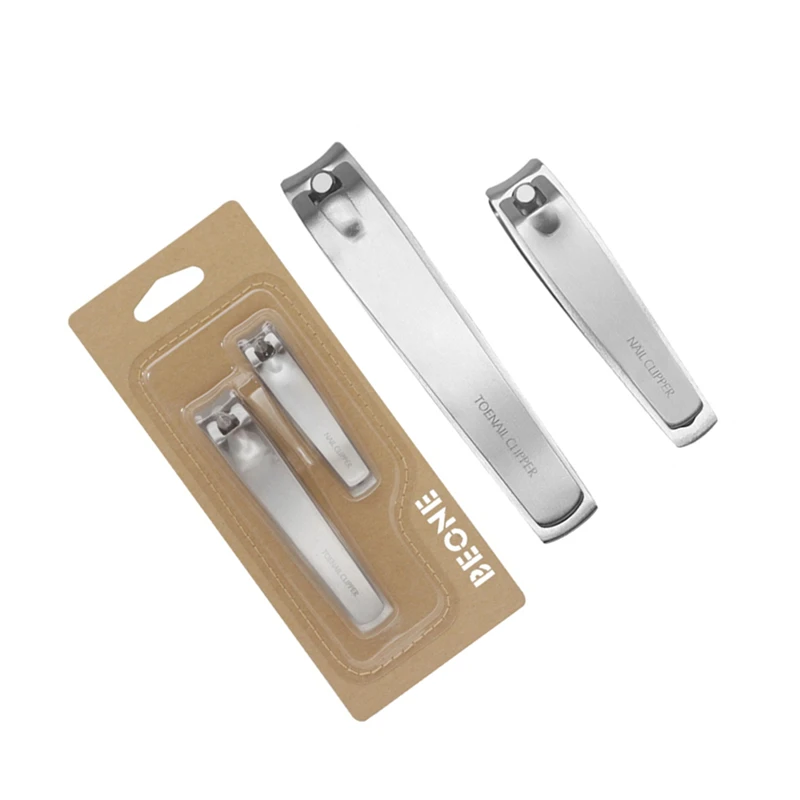 

2pcs/set Pro Stainless Steel Nail Clippers Nail Cutter Scissors Manicure Paronychia Nippers Callus Shavers Finger Toe Nail Tools