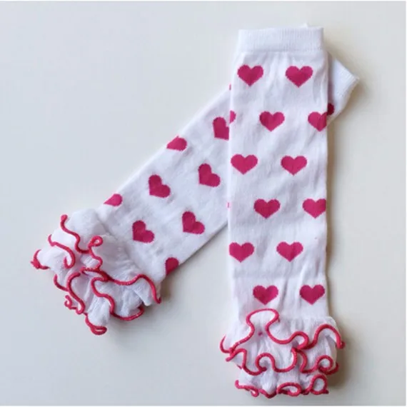 Baby Leg Warmers Kids Legging Tights Cotton Heart Socks Valentine's Day