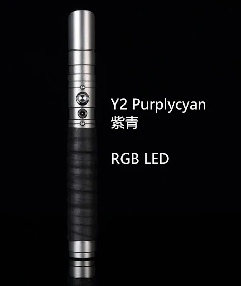

Yanqing metal lightsaber for lightsaber combat, RGB led, pointed tip, Y2 purplecyan