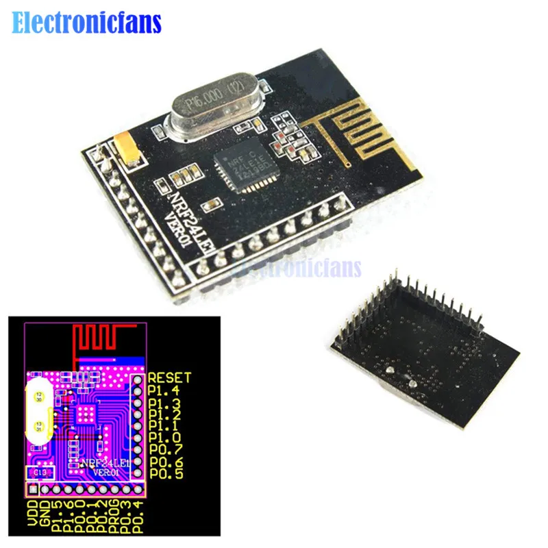 

NRF24LE1 NRF24L01+ MCU Wireless Transceiver DIP Nrf24l01 Wireless Communication Module nE