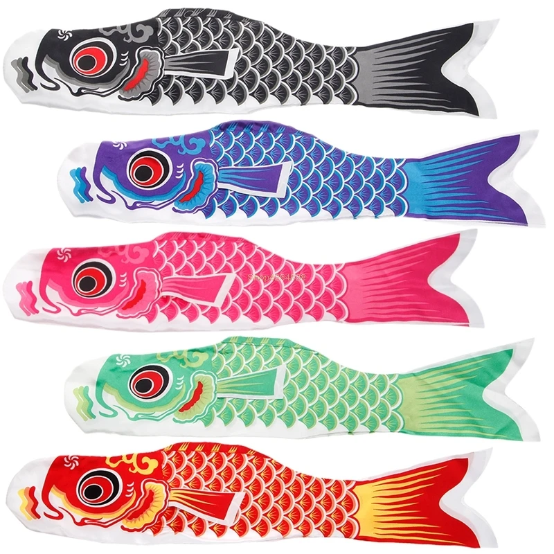 55 см Koi Nobori Карп ветер носки Koinobori красочные рыбы флаг висячий декор для стен JUL26_17