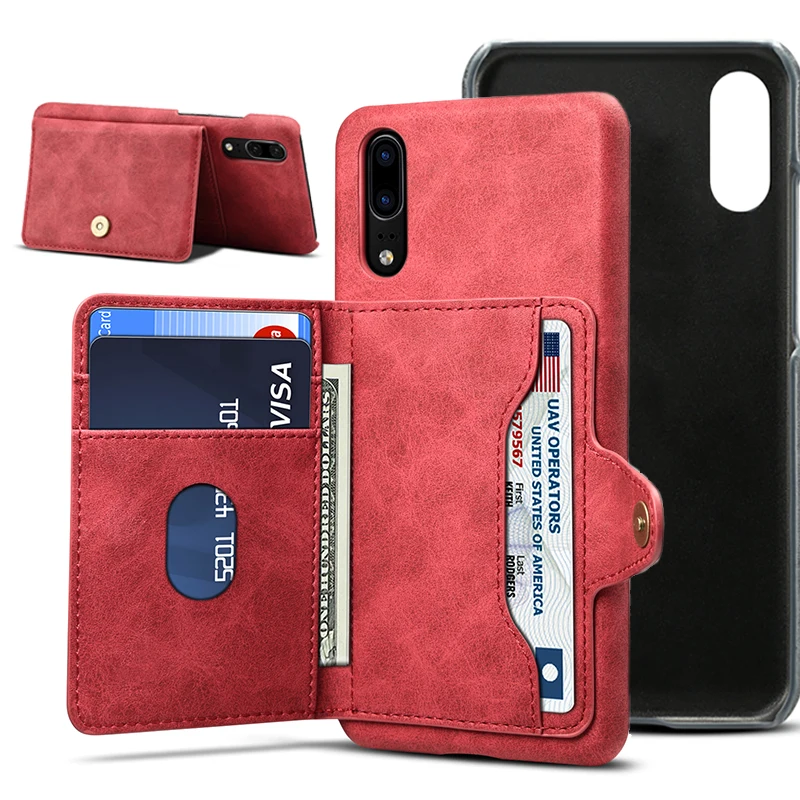 

Case For Huawei p20 pro Huawei p20pro p20lite PU Leather Skin Credit Card Slot Flip Cover For Huawei p20 lite Phone Bag Cases