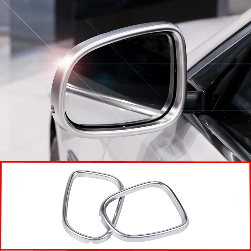 

Chrome ABS Matte Side Rearview Rear View Mirror Frame Cover Trim For Jaguar XE X760/XJL XJ X351/XFL XF X250 X260 Car Accessories