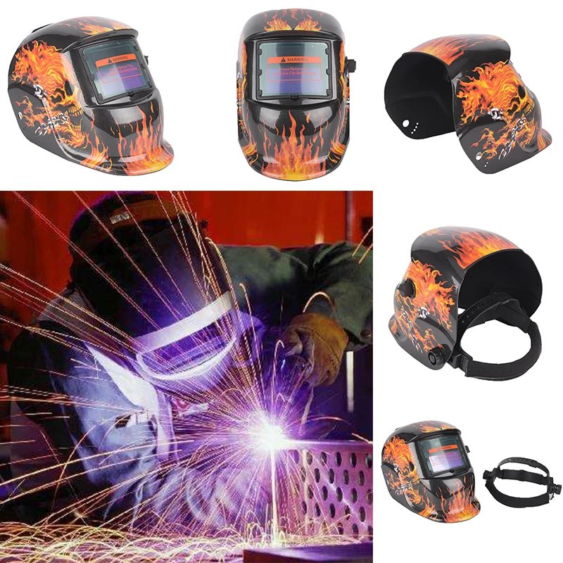 Solar Auto-Darkening Welding Helmet Lens Mask Grinding Welder Mask