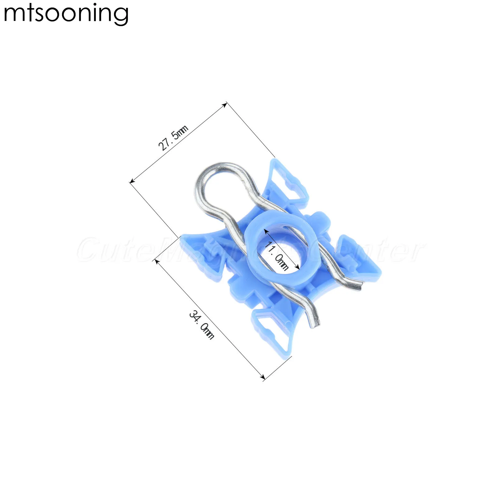 Nouveau CITROEN PICASSO Régulateur Fenêtre Bleu pivot de retenue clips coulissants Pack de 2