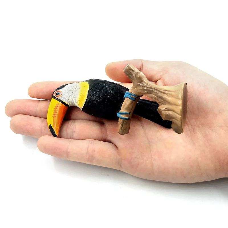 Simulation Forest Toucan Cockatoo Figures Animal Model Bird Parrot Figurine Plastic Home decor ornaments decoration statue toys Simulation Forest Toucan Cockatoo Figures Animal Model Bird Parrot Figurine Plastic Home decor ornaments decoration statue toys