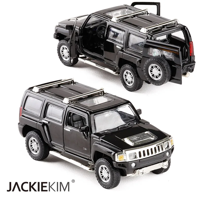 

High Simulation 1:32 Hummer H3 Alloy Car Model Acousto-optic Police Vehicles Matal Car Model For Children Birthday Gifts Toy