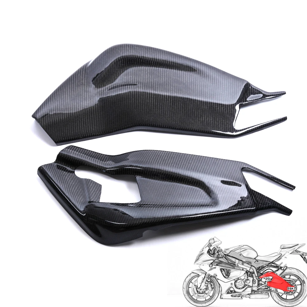 

Carbon Fiber Motorcycle Swing Arm Covers Protectors Swingarm Cover gloss finish for BMW S1000rr S1000R 2009- 2015