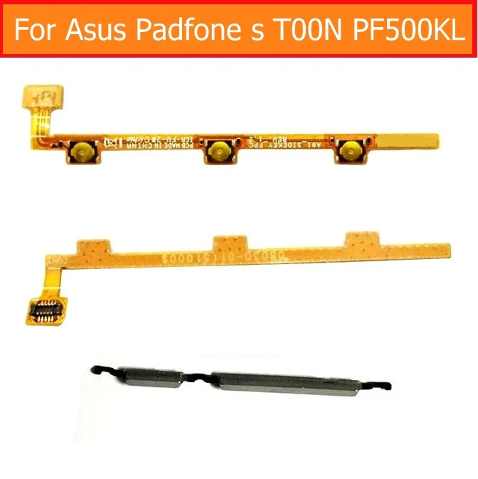 

100% Genuine switch on/off power flex cable for Asus padfone s T00N PF500KL volume flex cable of up/down key control button part