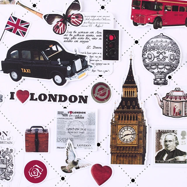 Scrapbook Customs | England Adventure Scrapbook Sticker