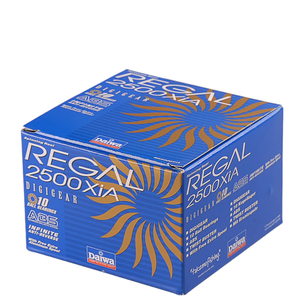 100% DAIWA REGAL спиннинговая Рыболовная катушка 2000XIA 2500 3000XIA 4000XIA с запасной катушкой
