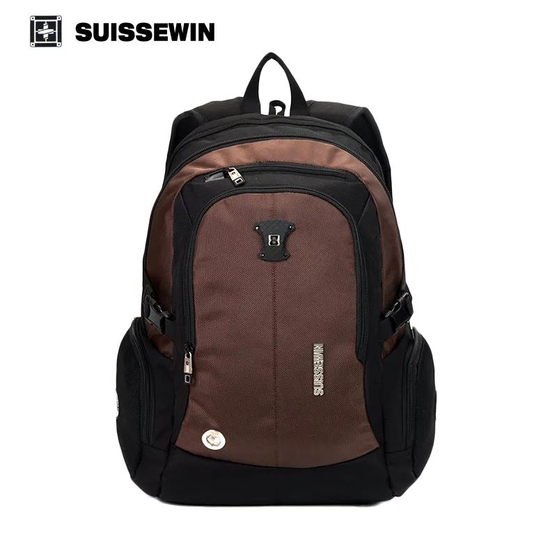 Suissewin swiss quality backpack gear 15 inch laptop sac a dos large capacity waterproof black bagpack mochila | Багаж и сумки