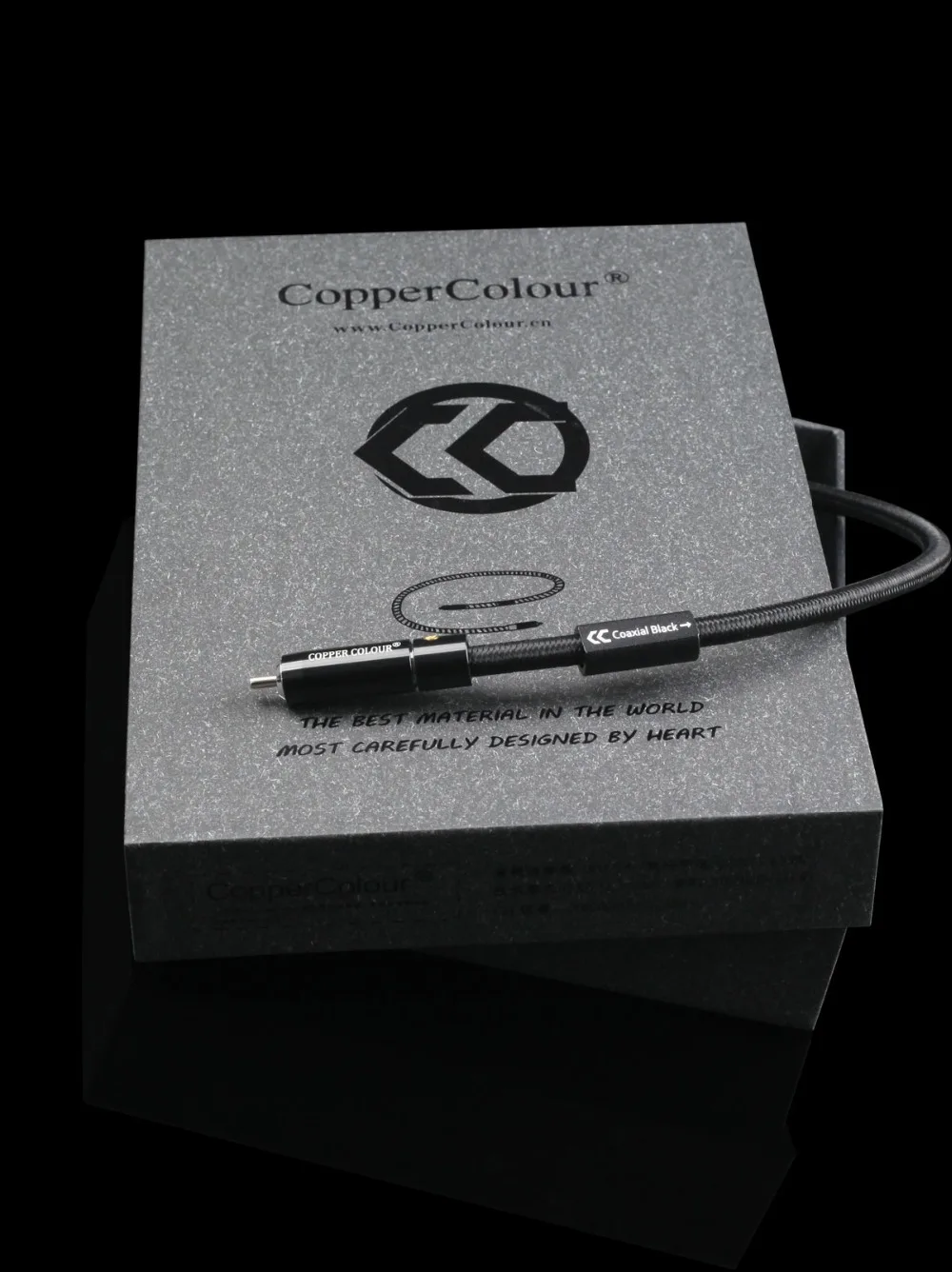 

CopperColour BOC coaxial Cable OCC single crystal Copper for Hifi audio decoder interconnect cable audiophile coaxial Cabl
