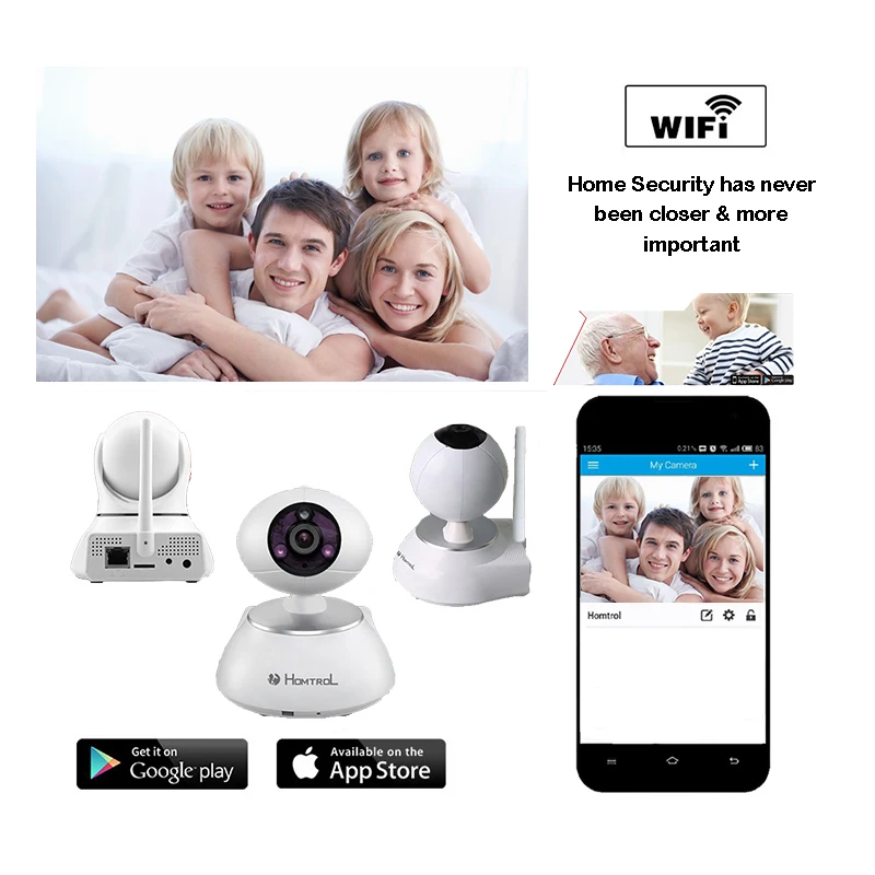 

Smart Home Intelligent Camera Wireless Network Home Security Camera for Family CCTV Camera surveillance Support Iphone Android