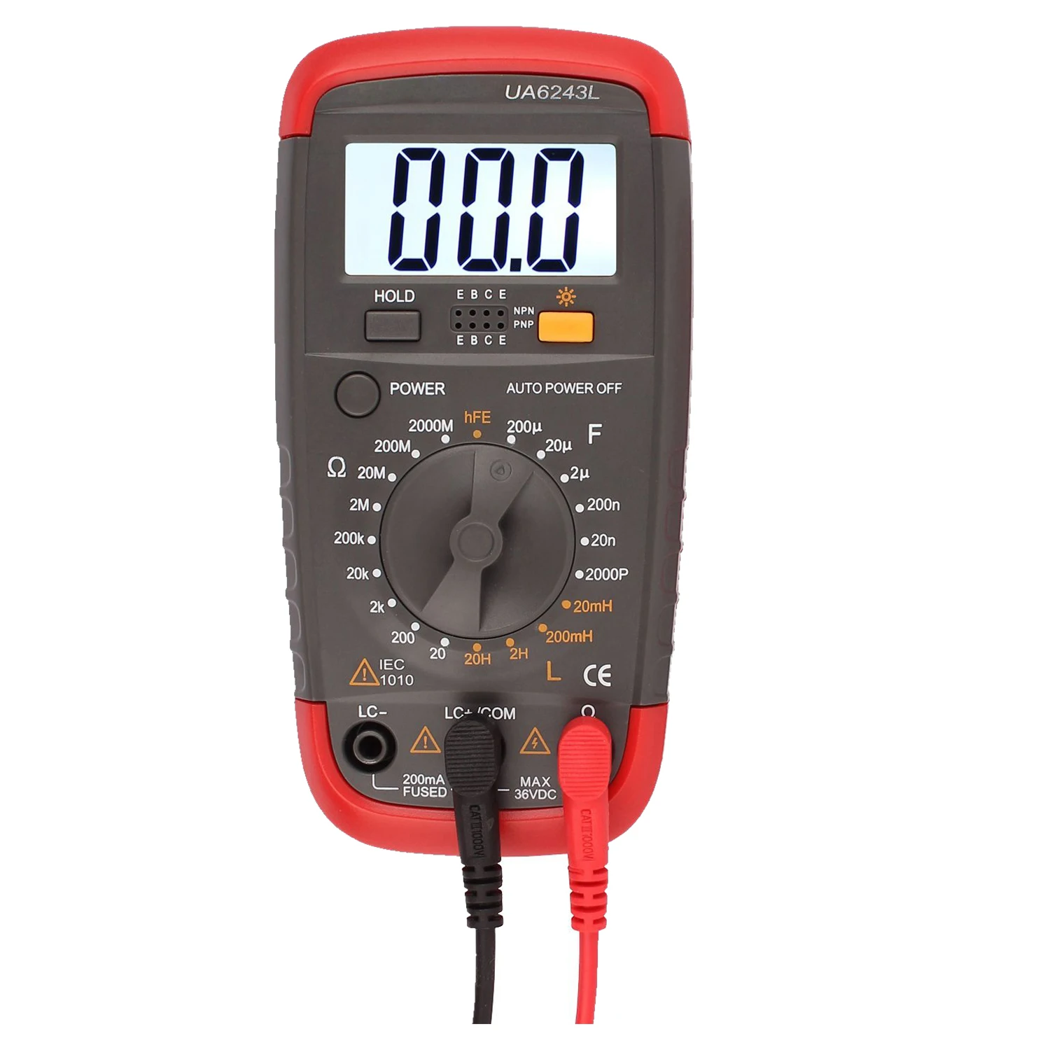 

Useful UYIGAO Digital Multimeter DMM Resistance Capacitance Inductance LCR Multi Meter Tester with Backlight