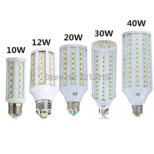 Светодиодная лампа кукуруза Feee ship E27 220 В 5050 SMD светодиодная 10 Вт 12 20 30 40
