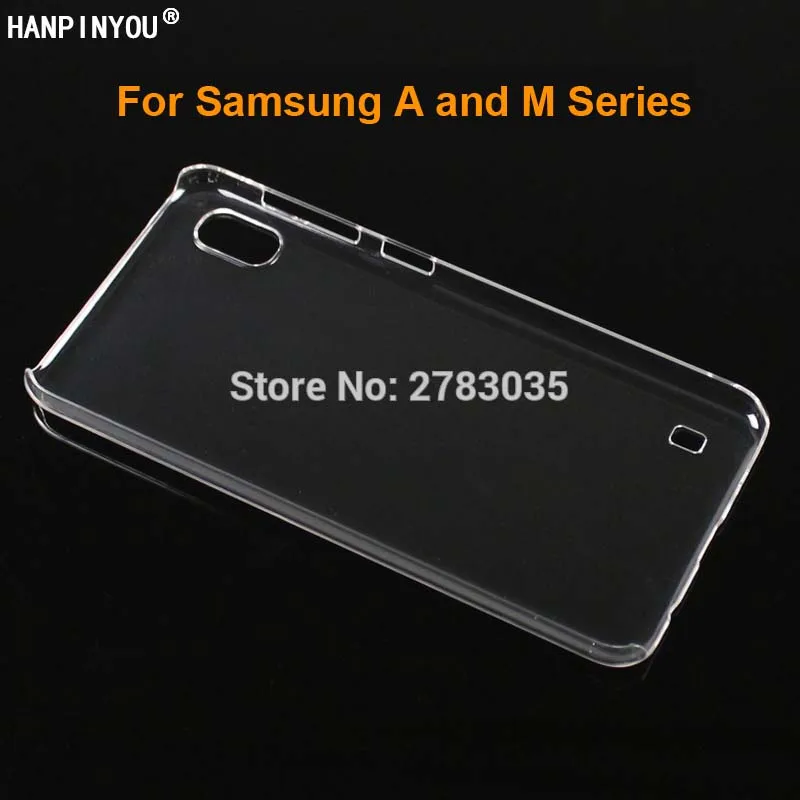 

For Samsung Galaxy A50 A10 A10e A10s A20e A20s A30 A40 A60 A70 A80 Glossy Case Crystal Invisible Hard PC Cover Clear Back Shell