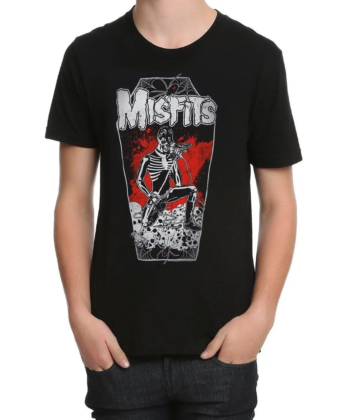 Misfits LEGACY OF BRUTALITY COFFIN Punk Rock T-Shirt NWT Licensed &amp Official | Мужская одежда