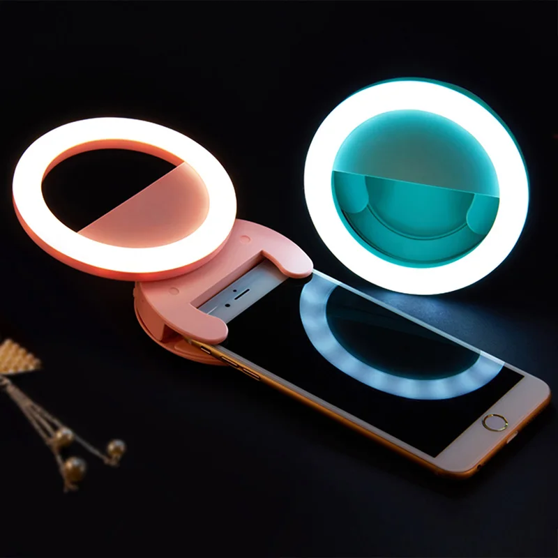 Buy Smartphone LED Ring Selfie Light Portable Pocket