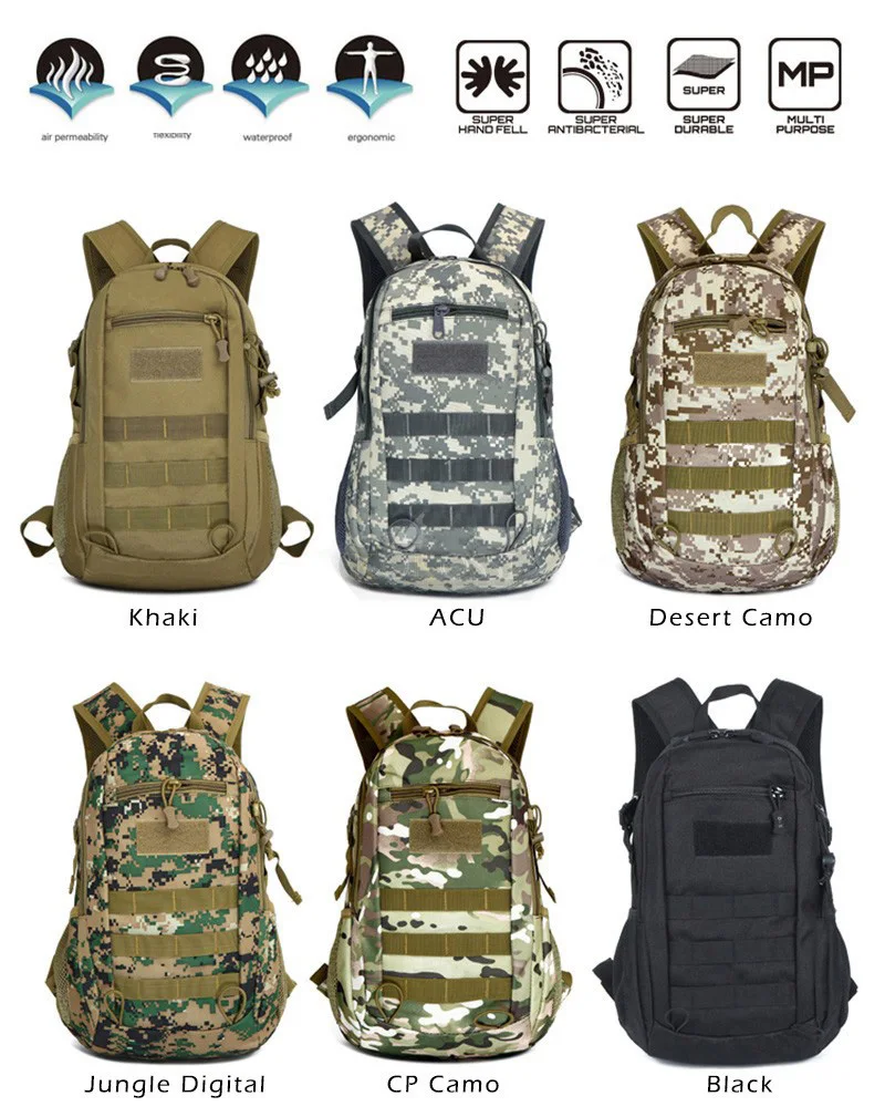 Новая мода 25л мужской военный тактический походный рюкзак сумка на плечо наружная дорожная сумка для бега