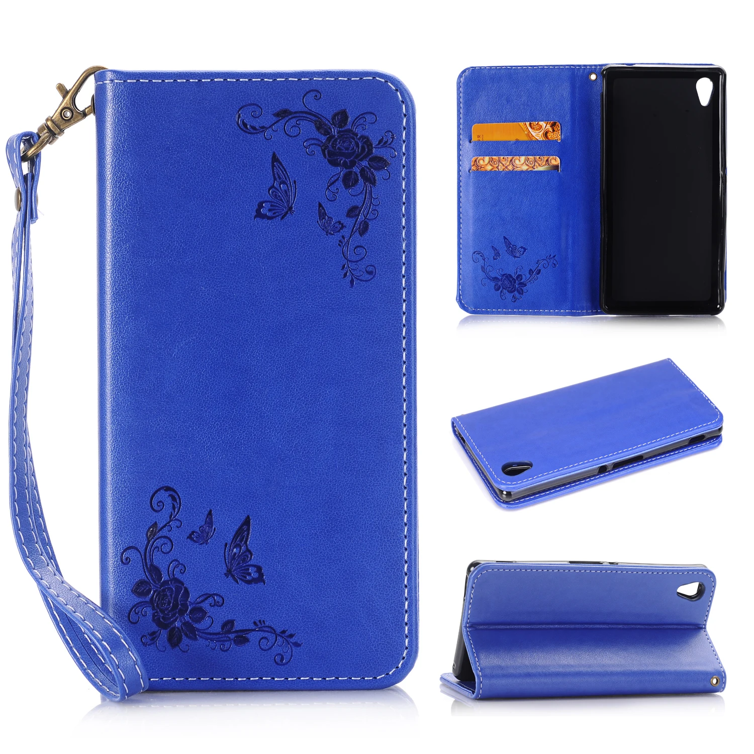 

Cover for Sony Xperia Z5 Case Silicon Inside Leather Book Style Wallet Case for Sony Z5 E6603 E6633 E6653 Luxury Flip Phone Bag