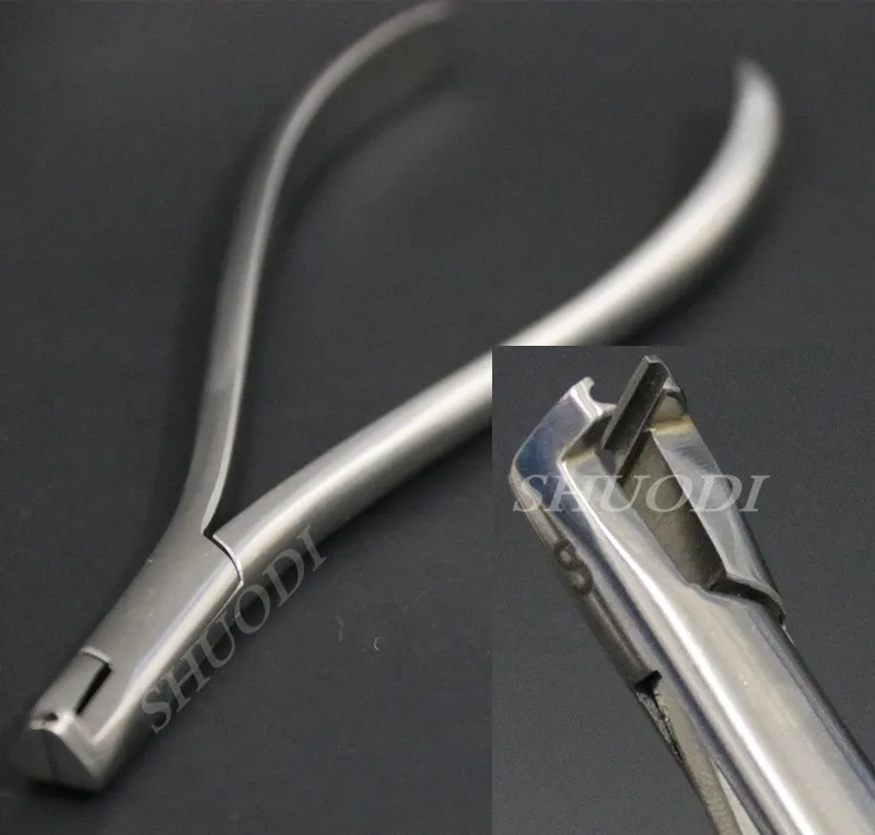 

Dental Orthodontic Lingual Wire Flush Cut Distal End Cutter Safety Hold Instrument with TC Insert