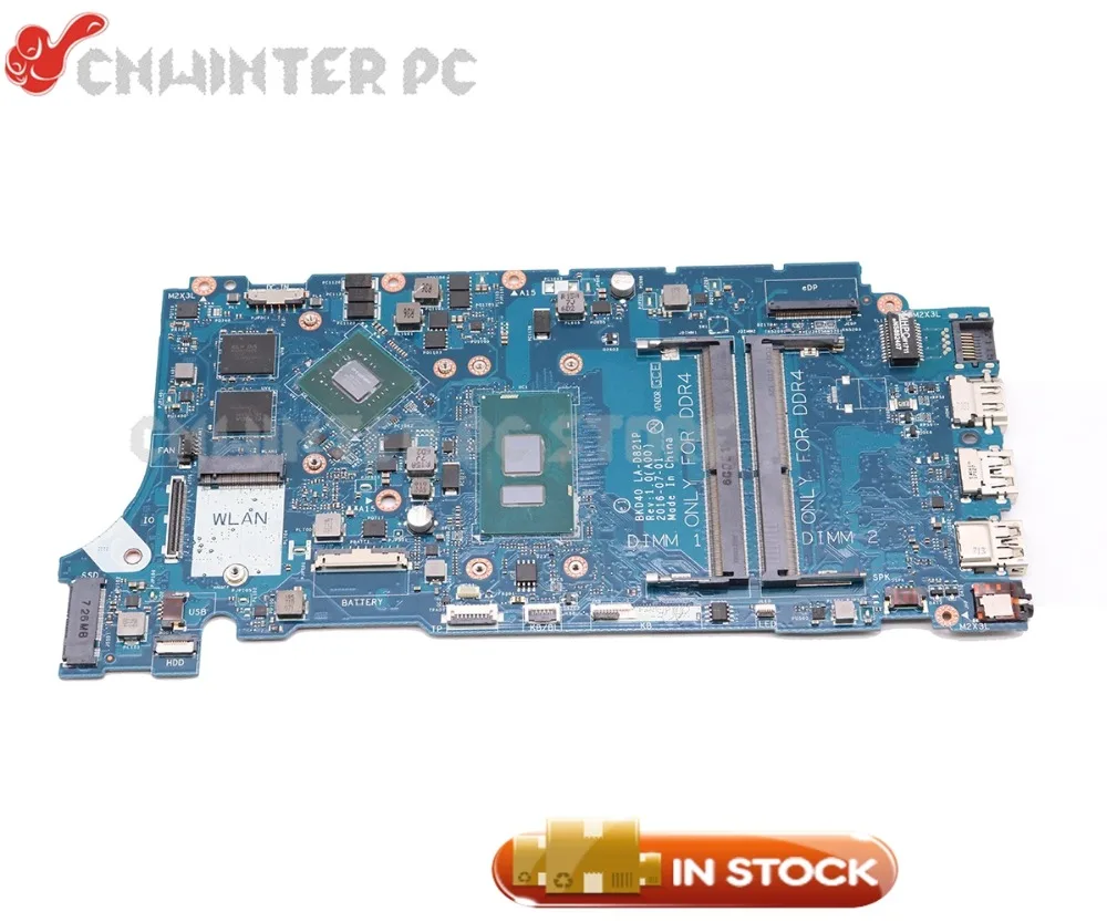 NOKOTION For Dell inspiron 7460 7560 Laptop Motherboard SR2ZU I5-7200U +GT940M GPU CN-07T87H 07T87H 0V736W 05CPRV BKD40 LA-D821P |