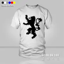 Game of Thrones Men T Shirt House Lannister T-Shirt casual tees Women Men film cotton o neck black white grey yellow blue