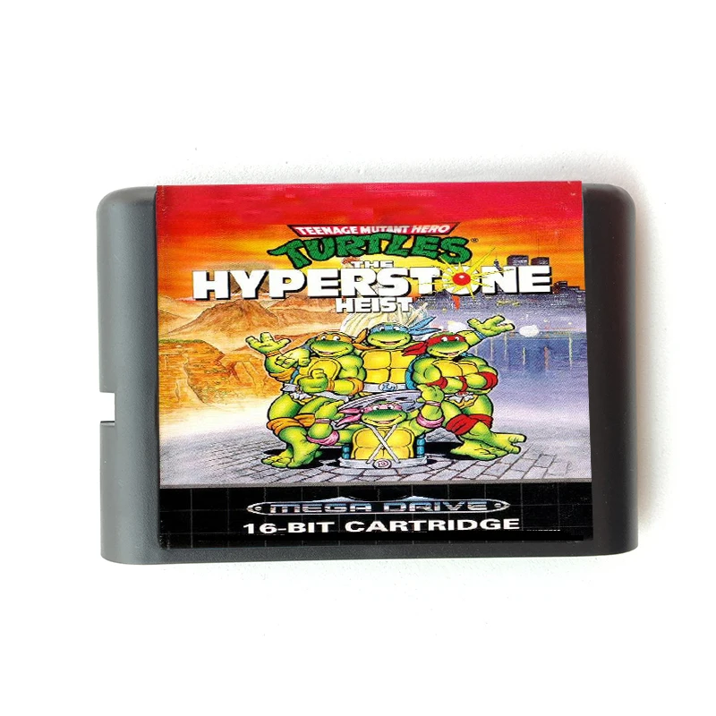 

Turtles the Hyperstone Heist 16 bit Sega MD Game Card for Mega Drive for Genesis US Version