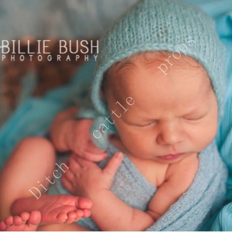 Аксессуары для фотографирования новорожденных шляпа мохер, мягкая шляпа, фон для фотосъемки новорожденных