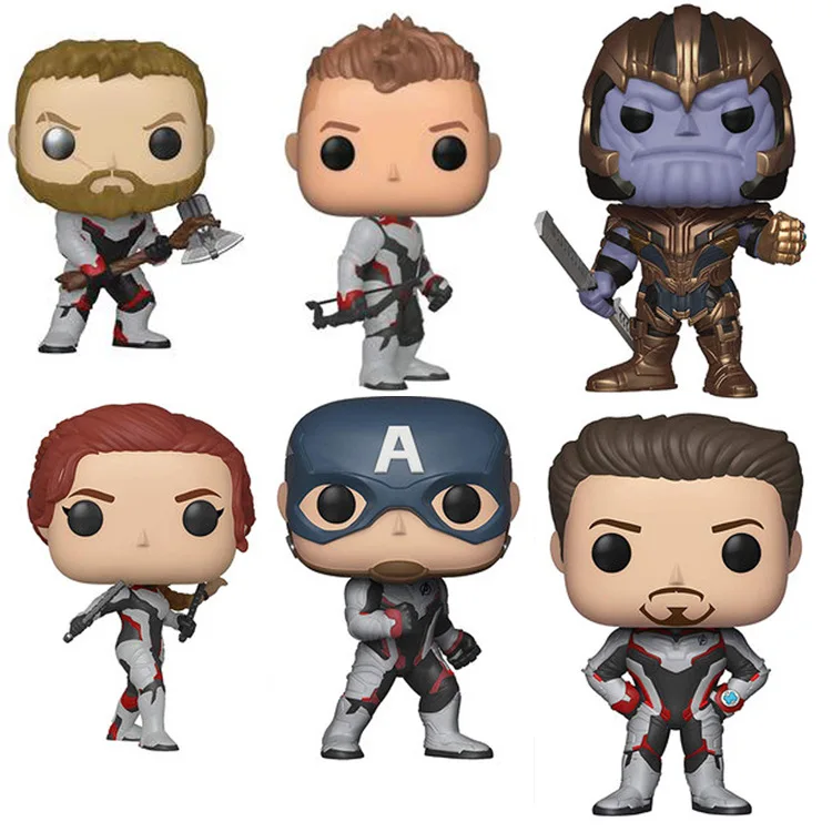 

Marvel Avengers 4 Endgame Guardians of the Galaxy Quantum Battle Suit Thor Black Widow Iron Man Thanos in Retail Box Kids Toys