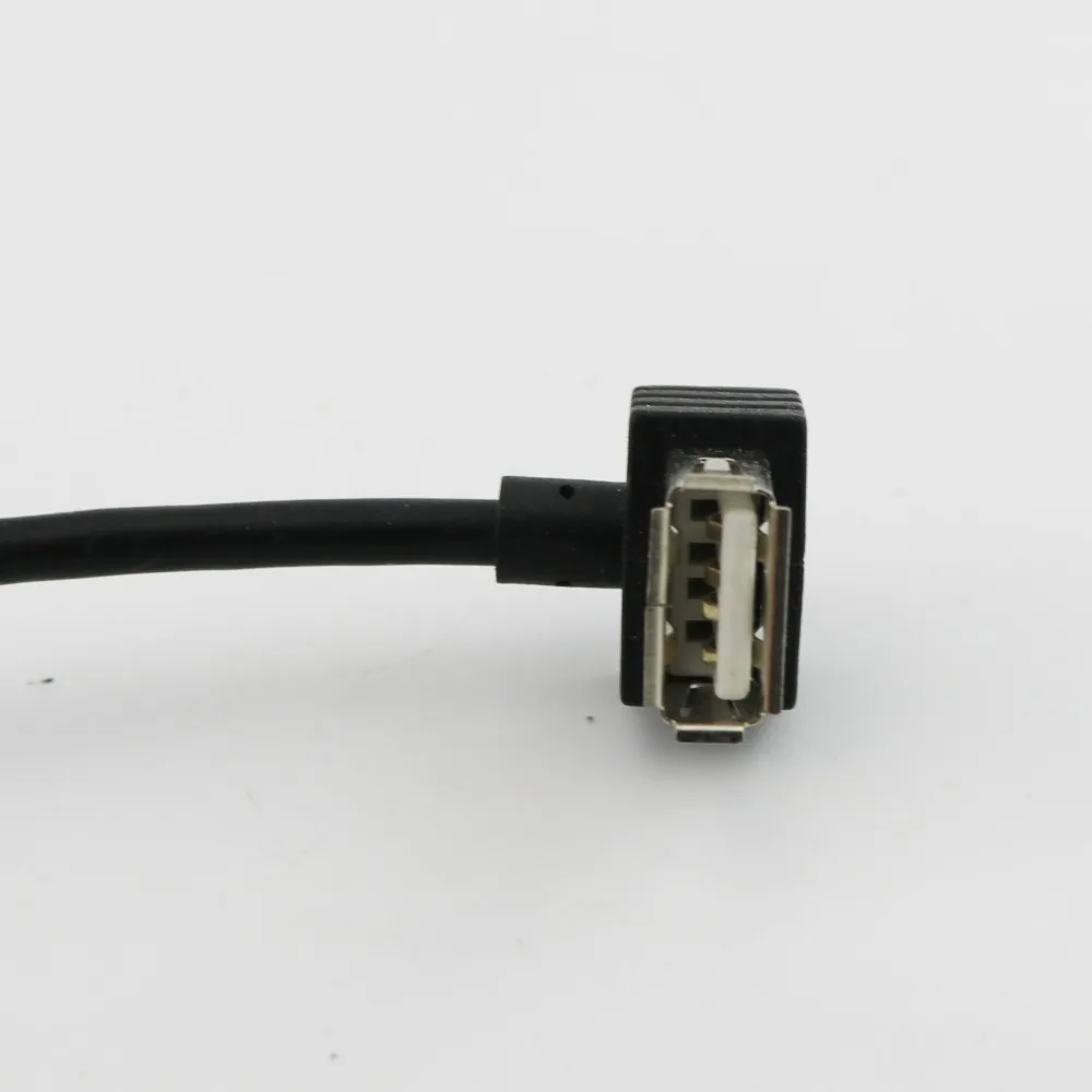 1 шт. Micro USB 5 контактный мужской левый угловой к 2 0 A женский зарядный кабель для